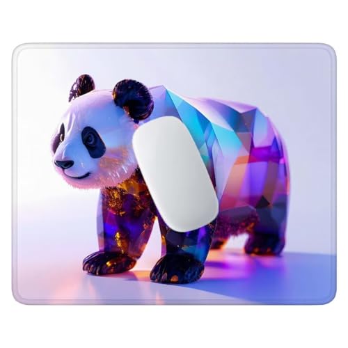 Gaming Mauspad 420x350x3 mm - Panda Mauspad, Mousepad mit vernähten Kanten Wasserdicht und rutschfest, Schreibtischunterlage, Verbessert Präzision und Geschwindigkeit, Gaming Zubehör C-1000 von Jalican