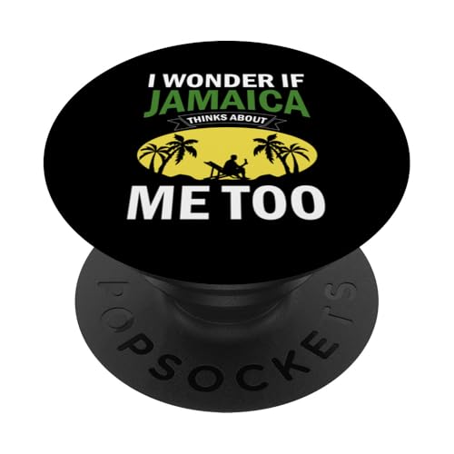 Jamaika-Flagge, Jamaika PopSockets mit austauschbarem PopGrip von Jamaican Gifts for Men and Women