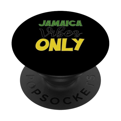 Jamaika-Flagge, Jamaika PopSockets mit austauschbarem PopGrip von Jamaican Gifts for Men and Women