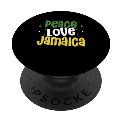 Jamaika-Flagge, Jamaika PopSockets mit austauschbarem PopGrip von Jamaican Gifts for Men and Women