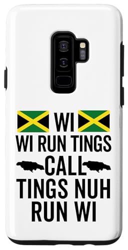 Hülle für Galaxy S9+ Jamaika-Flagge, Souvenir, jamaikanischer Vintage-Stil, für Männer, Frauen, Jungen, Mädchen von Jamaican Pride Souvenir Flag Clothing