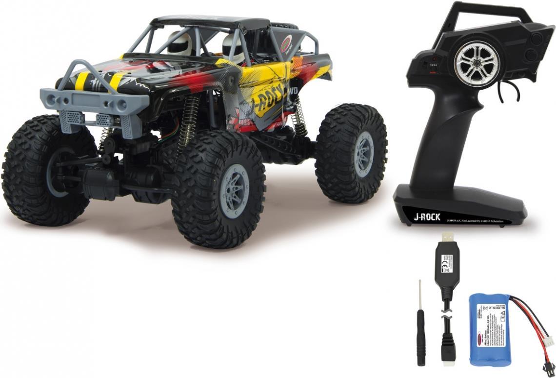 Jamara J-Rock Crawler 4WD Elektromotor 1:10 Raupenfahrzeug (410113) von Jamara