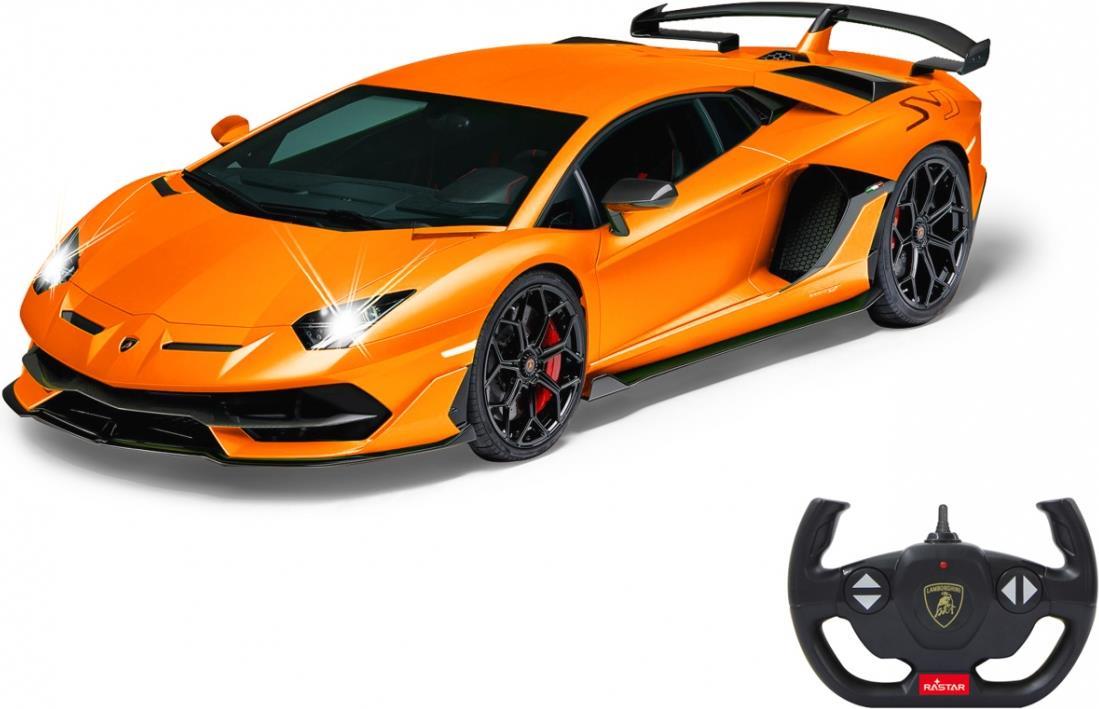 Jamara Lamborghini Aventador SVJ 1:14 orange 2.4 GHz A - Sportwagen - Elektromotor - 1:14 - Betriebsbereit (RTR) - Orange - Junge (405170) von Jamara