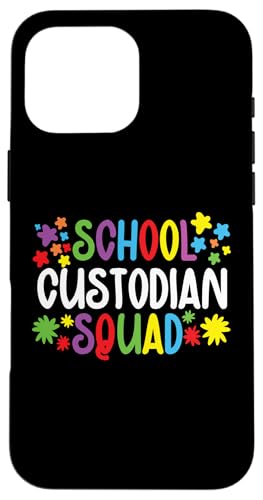 Schulbetreuerteam Hausmeister Appreciation Zurück zur Schule Hülle für iPhone 16 Pro Max von Janitor Appreciation Funny Back To School Design