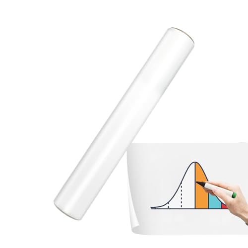 Tafel-Wandaufkleber – leichte Whiteboard-Tapete, elektrostatisch trocken abwischbare Tafel-Tapete | Abnehmbarer glatter Tafelaufkleber, Papierfolie von Janurium