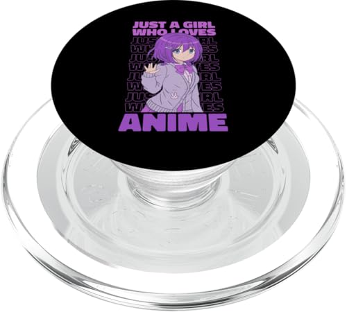 Just A Girl Who Loves Anime. Anime Girl. Anime Merch. Otaku PopSockets PopGrip für MagSafe von Japan Anime Merch Aesthetic Co.