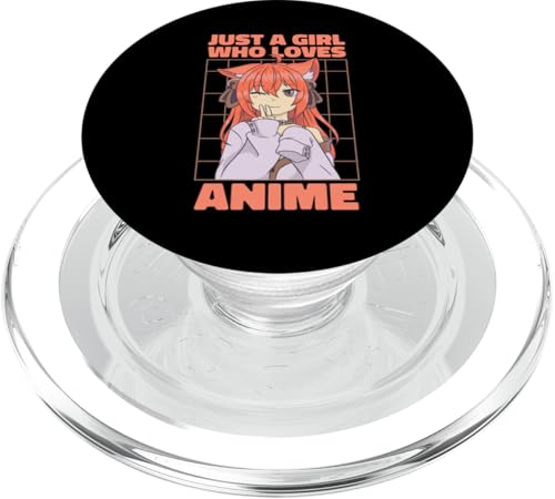 Just A Girl Who Loves Anime. Anime Girl. Anime Merch. Otaku PopSockets PopGrip für MagSafe von Japan Anime Merch Aesthetic Co.