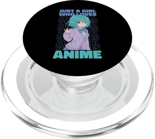 Just A Girl Who Loves Anime. Anime Girl. Anime Merch. Otaku PopSockets PopGrip für MagSafe von Japan Anime Merch Aesthetic Co.