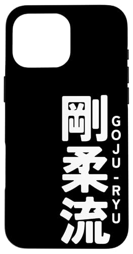 Hülle für iPhone 16 Pro Max Goju Ryu Karate Kanji Japan Kampfkunst Jahrgang von Japan Martial Artist Wear