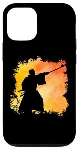 Hülle für iPhone 15 Pro Samurai Krieger Retro Japanischer Schwertkämpfer von Japan Samurai Fans Designs