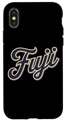 Hülle für iPhone X/XS Fuji Japan Japanisch Vintage Herren Damen von Japan4Ever