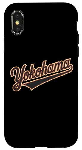 Hülle für iPhone X/XS Yokohama- Japanischer japanischer Vintage-Stil für Herren und Damen von Japan4Ever