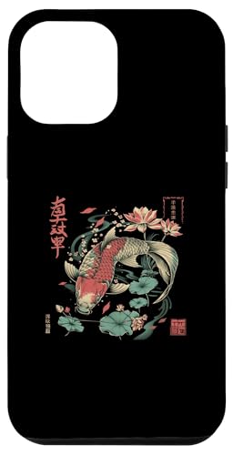 Hülle für iPhone 14 Plus Pond Pet Karpfenliebhaber Japanische Kunst Blume Koi Lotus Fisch von Japanese Culture History Lover Japan