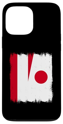 Hülle für iPhone 13 Pro Max Österreich, Japan, halbe Flagge, tragen österreichische japanische Wurzeln von Japanese Flag Design Love Nippon Japanese Culture