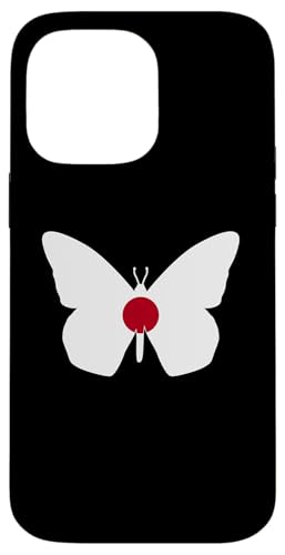 Hülle für iPhone 14 Pro Max Japanische Flagge Schmetterling tragen japanische Wurzeln Pride von Japanese Flag Design Love Nippon Japanese Culture