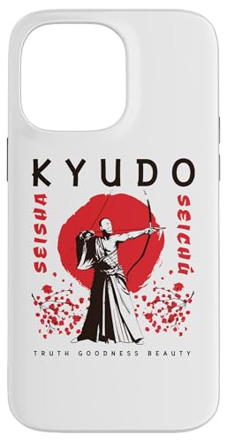 Hülle für iPhone 14 Pro Max Kyudo Zen Bogenschießen Seisha Seichu Kampfsport Samurai Krieger von Japanese Kyudo Archery Bushido Zen Martial Arts