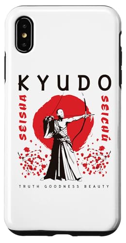 Hülle für iPhone XS Max Kyudo Zen Bogenschießen Seisha Seichu Kampfsport Samurai Krieger von Japanese Kyudo Archery Bushido Zen Martial Arts