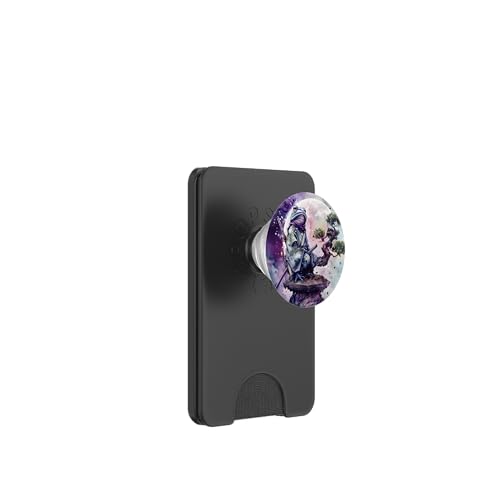 Samurai Frosch Kunstwerk Japanischer Samurai Frosch Anime Aquarell PopSockets PopWallet für MagSafe von Japanese Samurai Warrior Animals