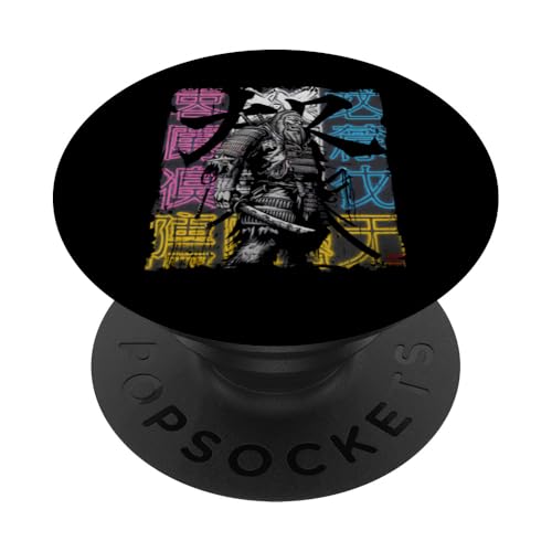 Coole Samurai Bigfoot Japanische Streetwear PopSockets Klebender PopGrip von Japanese Samurai Warrior Designs