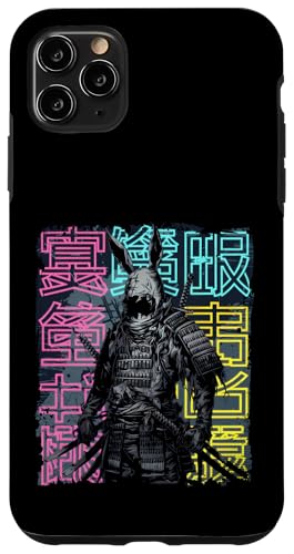 Japanische Streetwear im Anime-Stil mit Samurai-Hase Hülle für iPhone 11 Pro Max von Japanese Samurai Warrior Designs