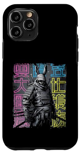 Japanische Streetwear im Anime-Stil mit Samurai-Hase Hülle für iPhone 11 Pro von Japanese Samurai Warrior Designs