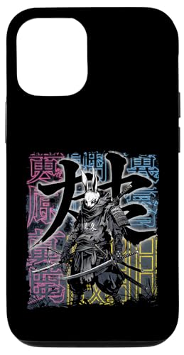 Japanische Streetwear im Anime-Stil mit Samurai-Hase Hülle für iPhone 12/12 Pro von Japanese Samurai Warrior Designs