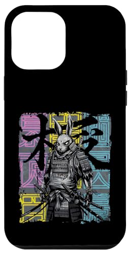 Japanische Streetwear im Anime-Stil mit Samurai-Hase Hülle für iPhone 12 Pro Max von Japanese Samurai Warrior Designs