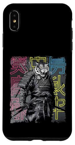 Tiger Samurai Japanese Warrior Anime-Streetwear Hülle für iPhone XS Max von Japanese Samurai Warrior Designs