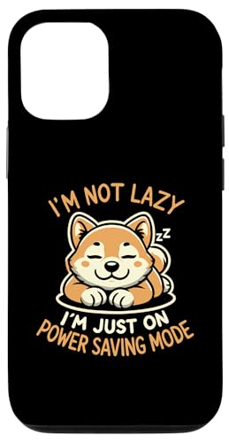 Hülle für iPhone 13 Ich bin nicht faul, ich bin nur im Energiesparmodus von Japanese Shiba Inu Dog Lover Gifts