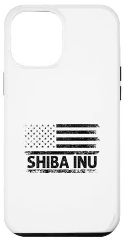 Hülle für iPhone 14 Pro Max Amerikanische USA-Flagge, japanischer Shiba Inu Hund von Japanese Shiba Inu Dog Lover Gifts