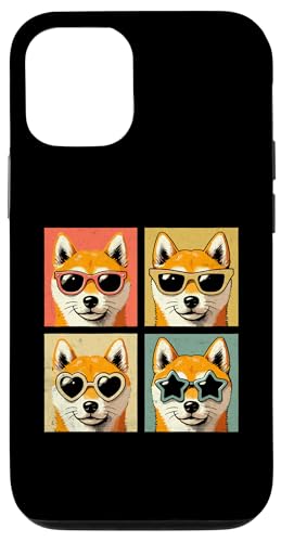 Hülle für iPhone 15 Retro Shiba Inu Sonnenbrille von Japanese Shiba Inu Dog Lover Gifts