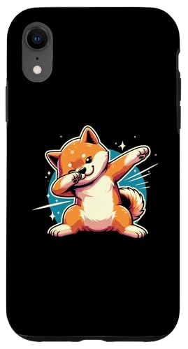 Hülle für iPhone XR Kawaii Shiba Inu Dabbing von Japanese Shiba Inu Dog Lover Gifts