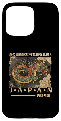 Hülle für iPhone 15 Pro Max Traditioneller japanischer Drachenholzblock Ukiyo-e Anime von Japanese Ukiyo-e Tees