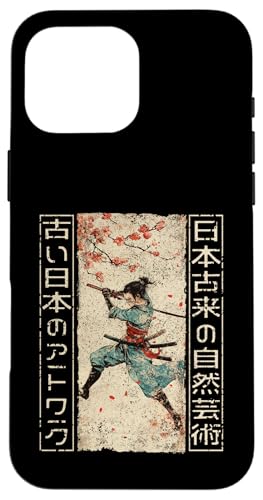 Hülle für iPhone 16 Pro Max Traditioneller japanischer Ukiyo-e-Anime für Samurai-Damen von Japanese Ukiyo-e Tees