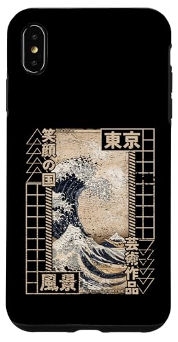 Hülle für iPhone XS Max Kanagawa Wave Traditioneller japanischer Holzblock Ukiyo-e Anime von Japanese Ukiyo-e Tees