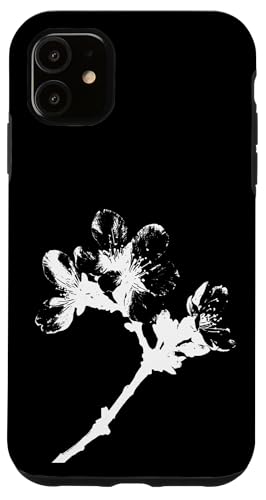 Japanische Ästhetik mit floralem Sakura-Baum und Kirschblüte Hülle für iPhone 11 von Japanese and Floral Designs