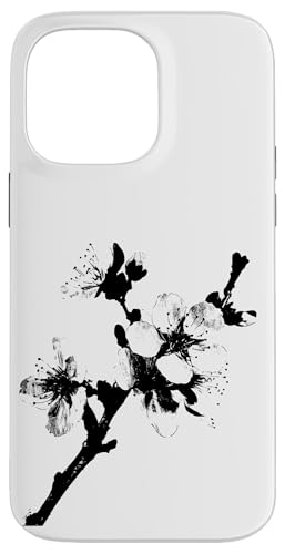 Japanische Ästhetik mit floralem Sakura-Baum und Kirschblüte Hülle für iPhone 14 Pro Max von Japanese and Floral Designs