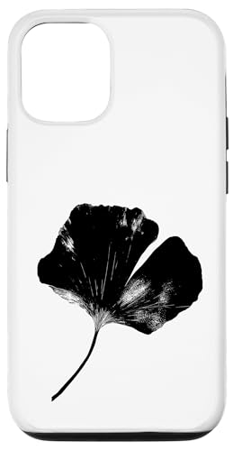 Schicke Ginkgo-Blattkunst Minimalistisches botanisches Zen-Kunstwerk Hülle für iPhone 12/12 Pro von Japanese and Floral Designs