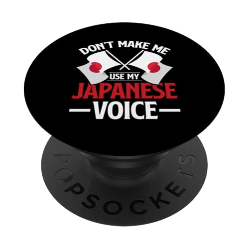 Japanische Flagge PopSockets Klebender PopGrip von Japanese inspire Gift for Girls Women and Men