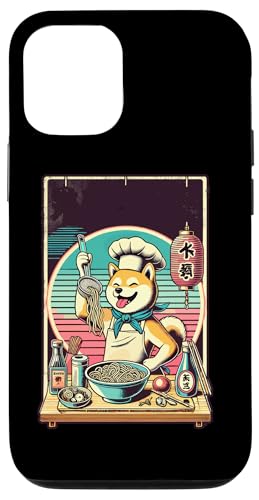 Hülle für iPhone 12/12 Pro Shiba Hund Lustige Hunde Ramen Chefkoch Japan Kanji Schrift von Japanese ramen Outfit streetwear unique design