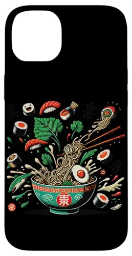 Hülle für iPhone 14 Plus Ramen Nudeln und Sushi Japanisches Streetwear Suppe Kultur von Japanese ramen Outfit streetwear unique design