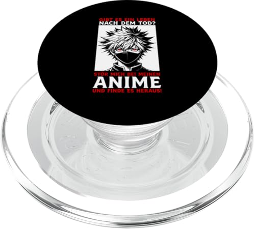 Gibt Es Ein Leben Nach Dem Tod Stör Mich Bei Anime PopSockets PopGrip für MagSafe von Japanische Anime Manga Cosplay Deko Otaku Fans