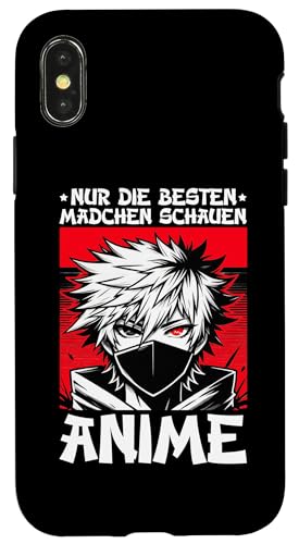 Hülle für iPhone X/XS Nur Die Besten Mädchen Schauen Anime Anime Girl Manga Otaku von Japanische Anime Manga Cosplay Deko Otaku Fans