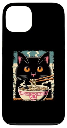 Hülle für iPhone 13 Kawaii Cat Ramen Nudel Anime Japanische Katze Kätzchen Manga von Japanische Kultur Anime Manga Cat Ramen Asiatisch