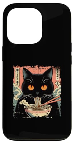 Hülle für iPhone 13 Pro Kawaii Cat Ramen Nudel Anime Japanische Katze Kätzchen Manga von Japanische Kultur Anime Manga Cat Ramen Asiatisch