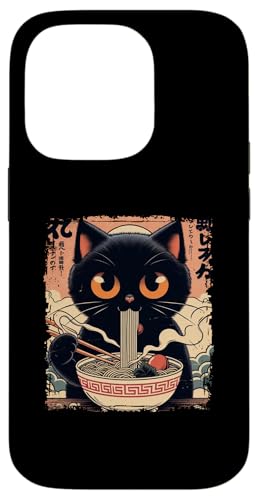 Hülle für iPhone 14 Pro Kawaii Cat Ramen Nudel Anime Japanische Katze Kätzchen Manga von Japanische Kultur Anime Manga Cat Ramen Asiatisch