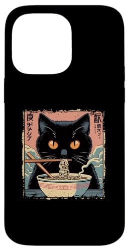 Hülle für iPhone 14 Pro Max Kawaii Cat Ramen Nudel Anime Japanische Katze Kätzchen Manga von Japanische Kultur Anime Manga Cat Ramen Asiatisch