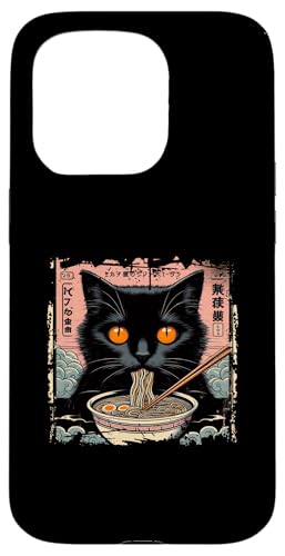 Hülle für iPhone 15 Pro Kawaii Cat Ramen Nudel Anime Japanische Katze Kätzchen Manga von Japanische Kultur Anime Manga Cat Ramen Asiatisch