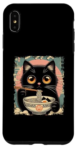 Hülle für iPhone XS Max Kawaii Cat Ramen Nudel Anime Japanische Katze Kätzchen Manga von Japanische Kultur Anime Manga Cat Ramen Asiatisch