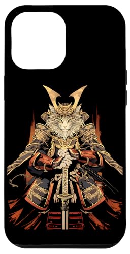 Hülle für iPhone 14 Pro Max Ninja Samurai Katze Samurai Kunst Ukiyo-e von Japanische Samurai Katze Geschenk Katana Schwert